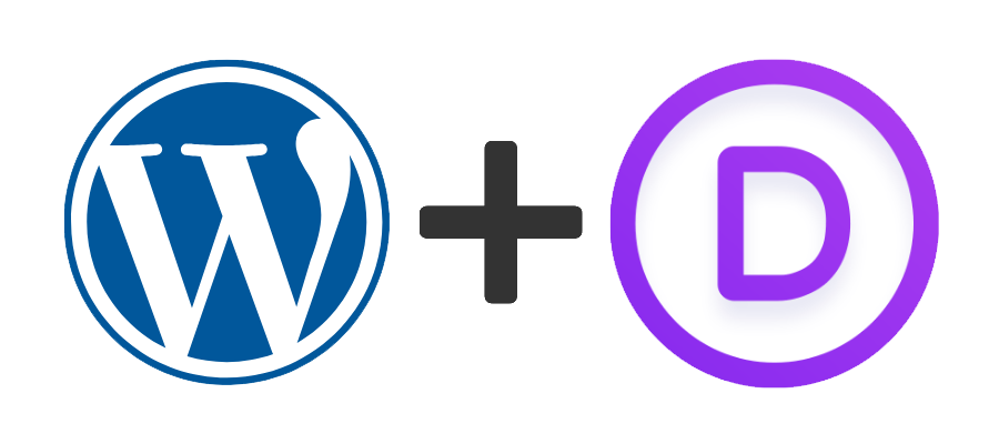 Wordpress + Divi Logo